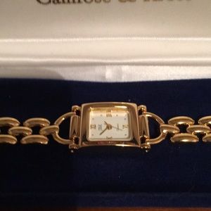Camrose and Kross Jacqueline Kennedy Gold watch